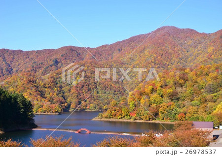 三面ダムの紅葉(新潟県) 三面ダムの紅葉(新潟県) 26978537