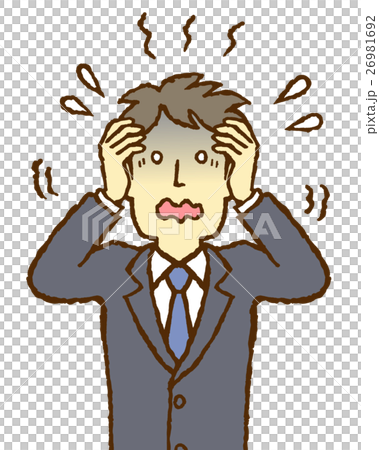 Young salaryman astonishment Young salaryman astonishment 26981692