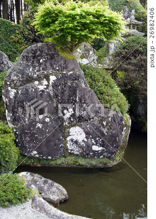 日本庭園　蓬莱山　森庭園 26982406