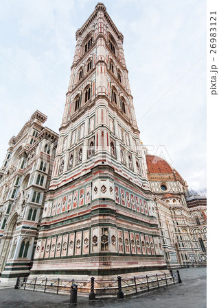 Giotto's Campanile and Duomo in morning Giotto's Campanile and Duomo in morning 26983121
