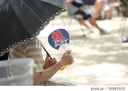 祭りを楽しむひと（横） 26983920