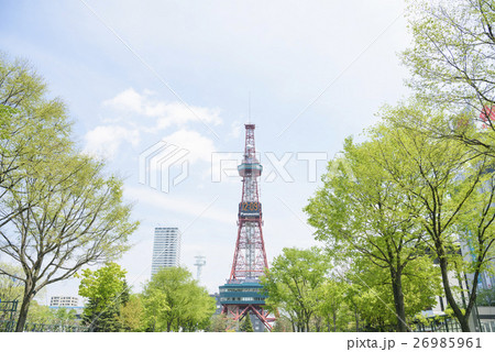 さっぽろテレビ塔（ハイキー表現） 26985961