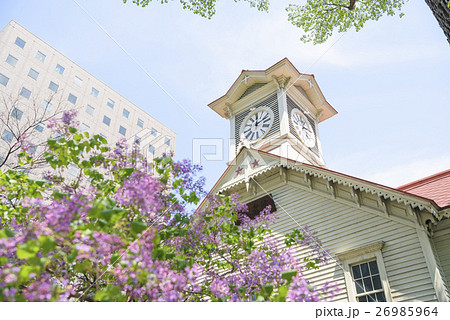 札幌時計台（+ライラック&ハイキー表現） 26985964