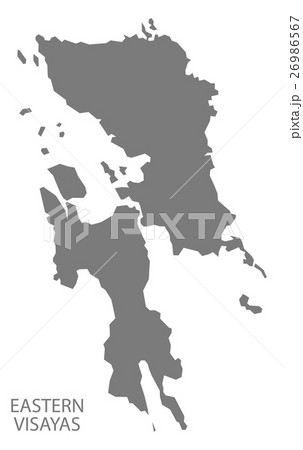 Eastern Visayas Philippines Map grey Eastern Visayas Philippines Map grey 26986567