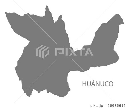 Huanuco Peru Map grey 26986615