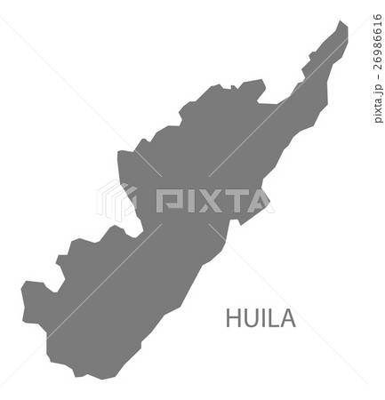 Huila Colombia Map in grey Huila Colombia Map in grey 26986616