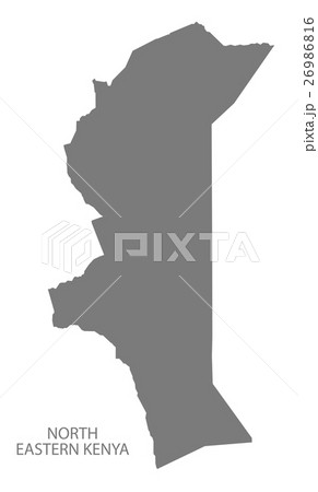 North Eastern Kenya Map grey North Eastern Kenya Map grey 26986816