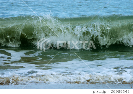 Sea waves, intensity in monsoon season. Sea waves, intensity in monsoon season. 26989543
