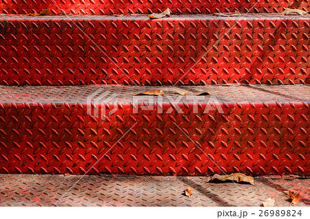 red stainless steel surface 26989824