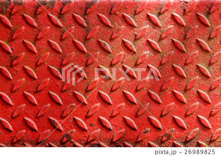 red stainless steel surface 26989825