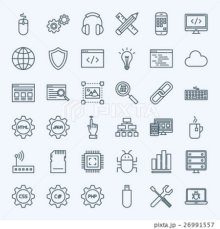Line Programming Icons 26991557