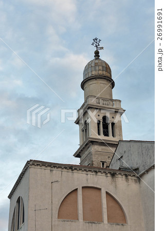 San Pantalon Church bell tower in Venice, Italy. San Pantalon Church bell tower in Venice, Italy. 26991691