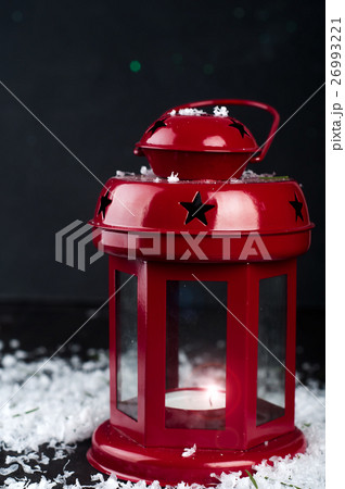 Christmas red lantern Christmas red lantern 26993221