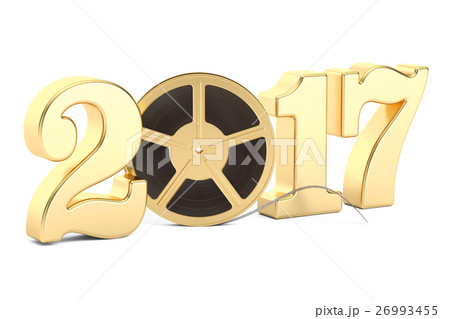 2017 cinema production concept, 3D rendering 26993455