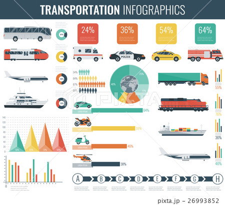 Transportation Infographics set. Individual and 26993852