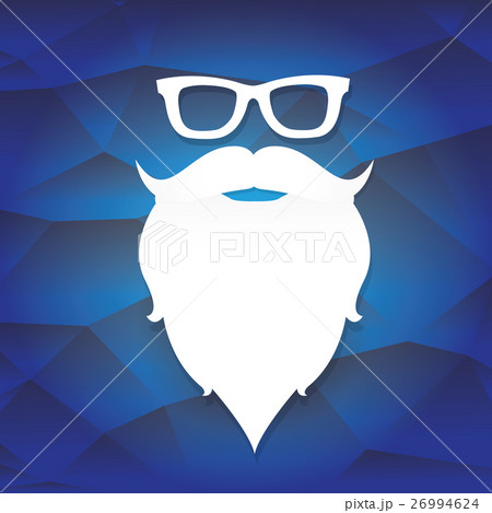 vector Christmas hipster santa claus greeting card vector Christmas hipster santa claus greeting card 26994624
