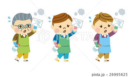 掃除をする男性 26995625