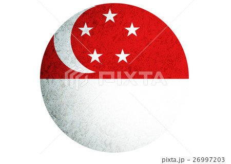 Singapore flag ,3D Singapore national flag 26997203