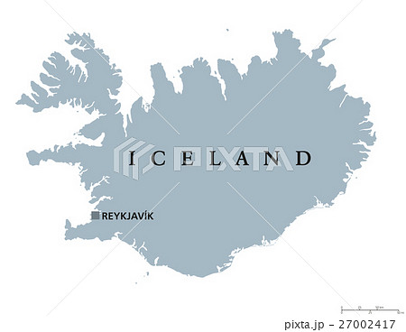 Iceland political map 27002417