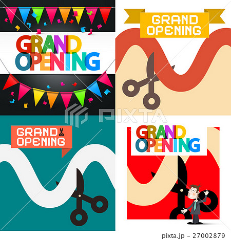 Grand Opening Vector Designs Set Grand Opening Vector Designs Set 27002879