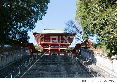 近江神宮の楼門(滋賀県大津市) 近江神宮の楼門(滋賀県大津市) 27002945