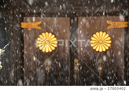 見沼田圃・雪降る国昌寺 見沼田圃・雪降る国昌寺 27003402