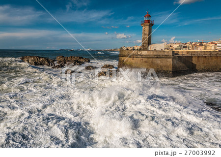 Felgueiras lighthouse in Porot Portugal 27003992