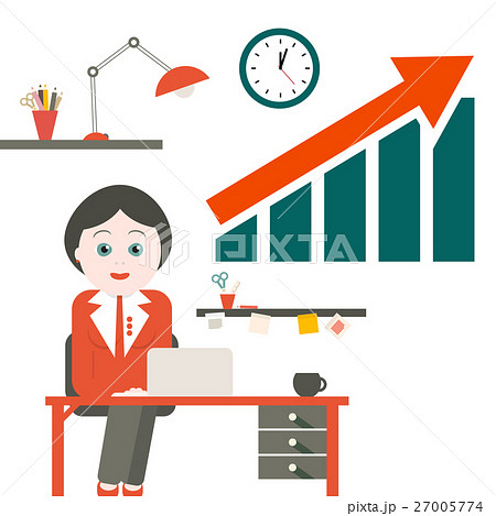 Woman in Office. 27005774