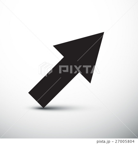 Arrow Icon. Black Vector Icon. 27005804