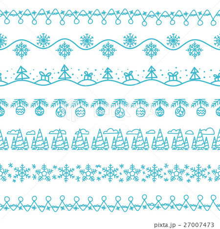 Different doodle christmas vector decor 27007473