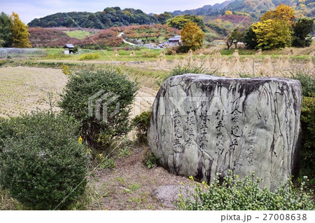 柿本人麻呂の歌碑　万葉集　山の辺の道 27008638
