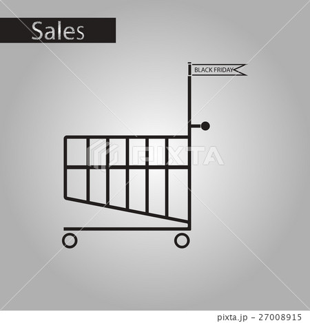 black and white style icon Shopping Cart black and white style icon Shopping Cart 27008915
