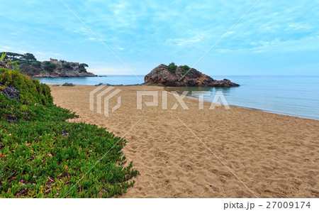 Summer La Fosca beach, Palamos, Spain. Summer La Fosca beach, Palamos, Spain. 27009174