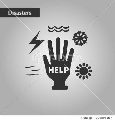 black and white style hand disasters 27009367