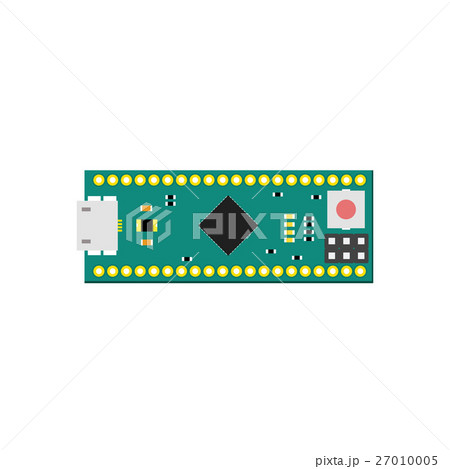 DIY electronic micro board with a microcontroller 27010005