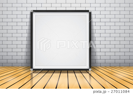 Mock up for presentation framed signboard 27011084