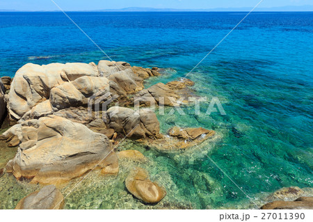 Aegean sea coast (Chalkidiki, Greece). Aegean sea coast (Chalkidiki, Greece). 27011390