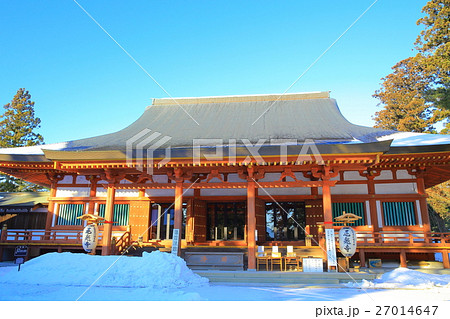 世界遺産 平泉 冬の毛越寺 本堂 世界遺産 平泉 冬の毛越寺 本堂 27014647