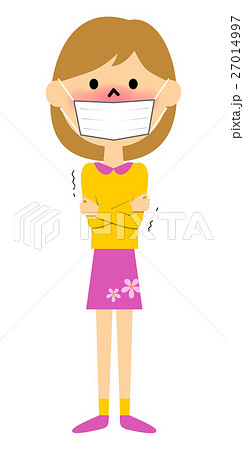 体調不良のこども 27014997