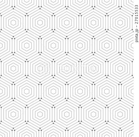 Seamless Abstract Vector Pattern With Hexagons Seamless Abstract Vector Pattern With Hexagons 27015533