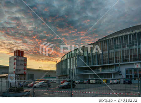 Brno Exhibition center in sunset advent time 27018232
