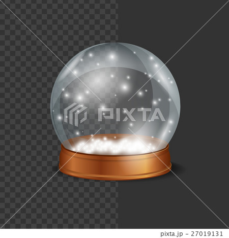 Crystall Ball Snow. Vector 27019131