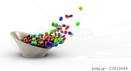 illustration of colorful fly candies 27019444