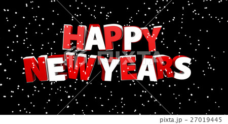 Happy New year. Holiday Illustration. 27019445