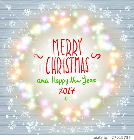 Vector Merry Chrismas And Happy New Year 17のイラスト素材