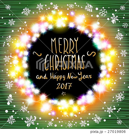 vector merry chrismas and Happy new year 2017 vector merry chrismas and Happy new year 2017 27019806