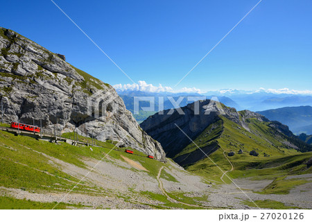 The world's steepest cogwheel railway to Pilatus The world's steepest cogwheel railway to Pilatus 27020126