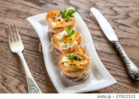 Bacon egg cups Bacon egg cups 27022523