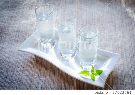 Glasses of vodka Glasses of vodka 27022561
