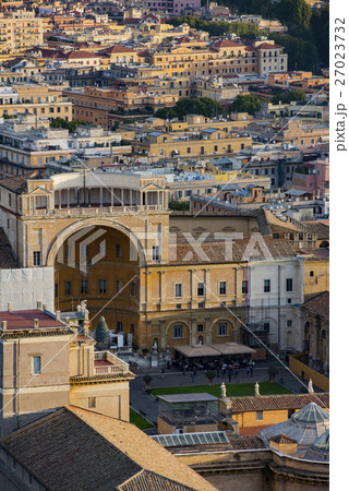 Vatican Museums in detail, from above Vatican Museums in detail, from above 27023732